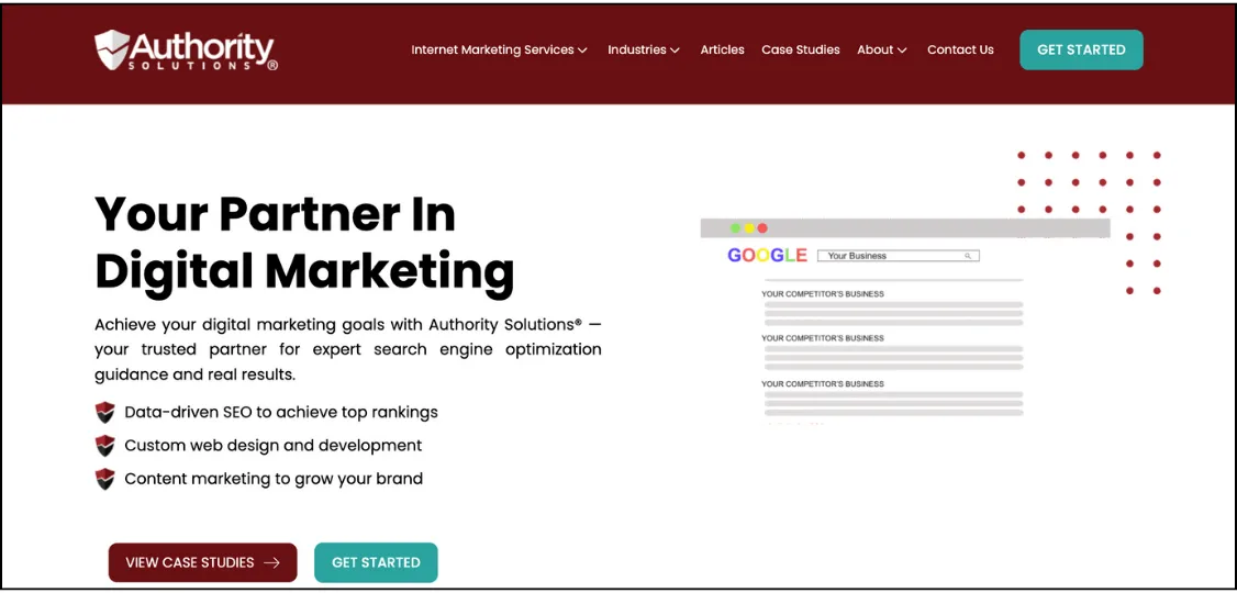 best seo company in houston - authority solutions