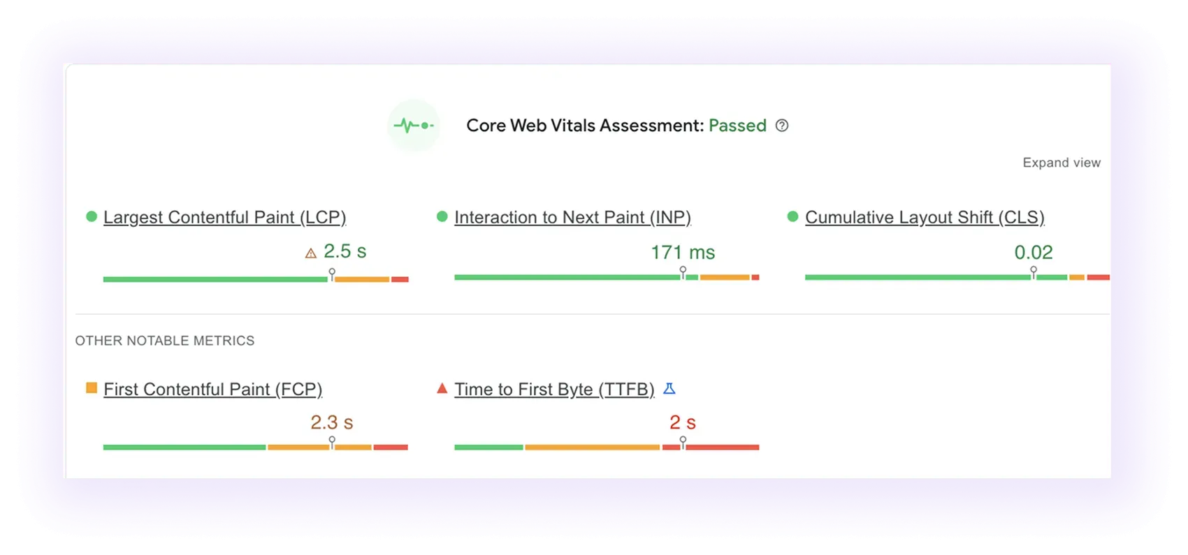 Core Web vitals for window and door installation company