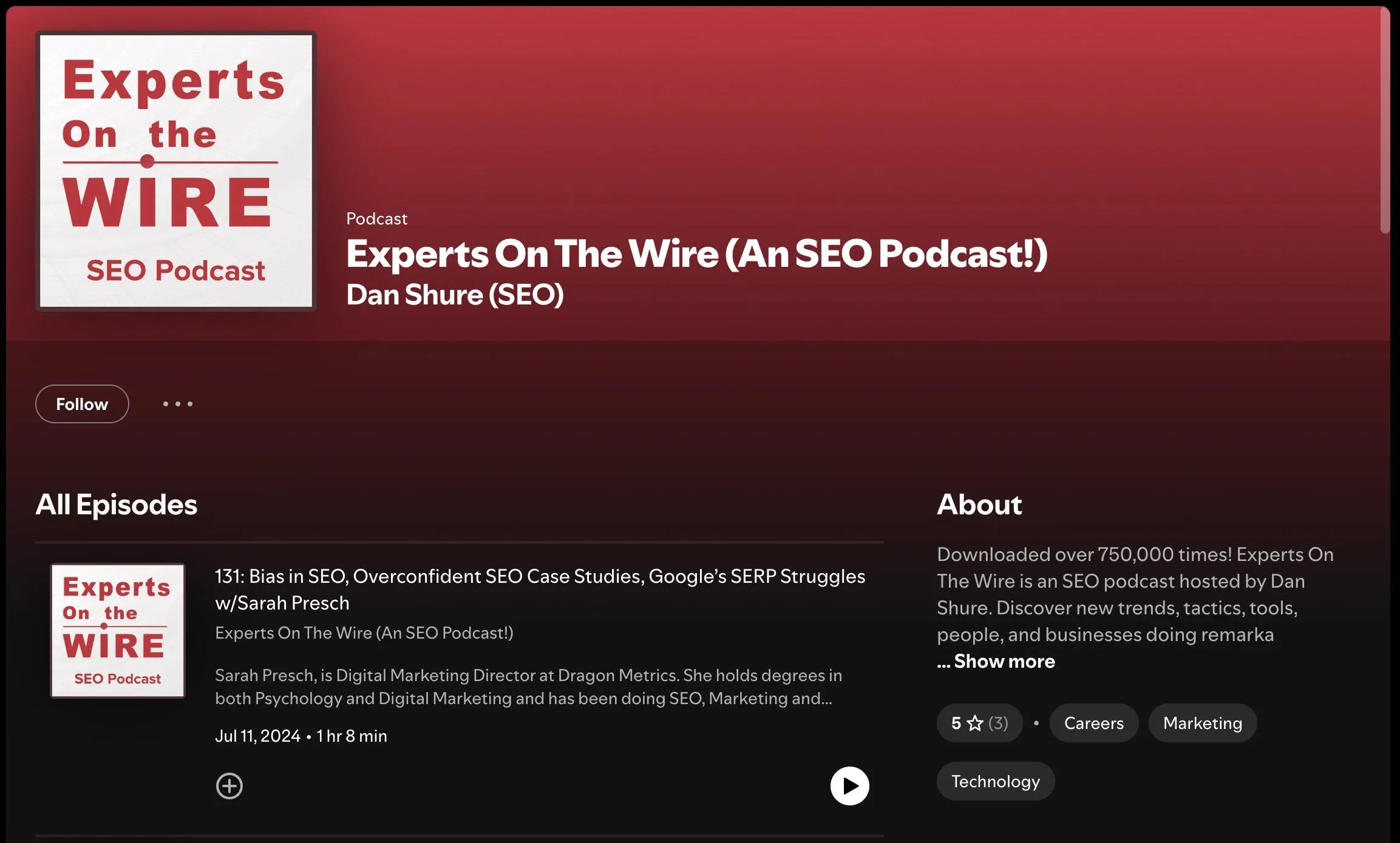 experts on the wire Best SEO Podcasts