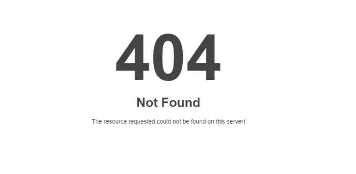 broken link 404