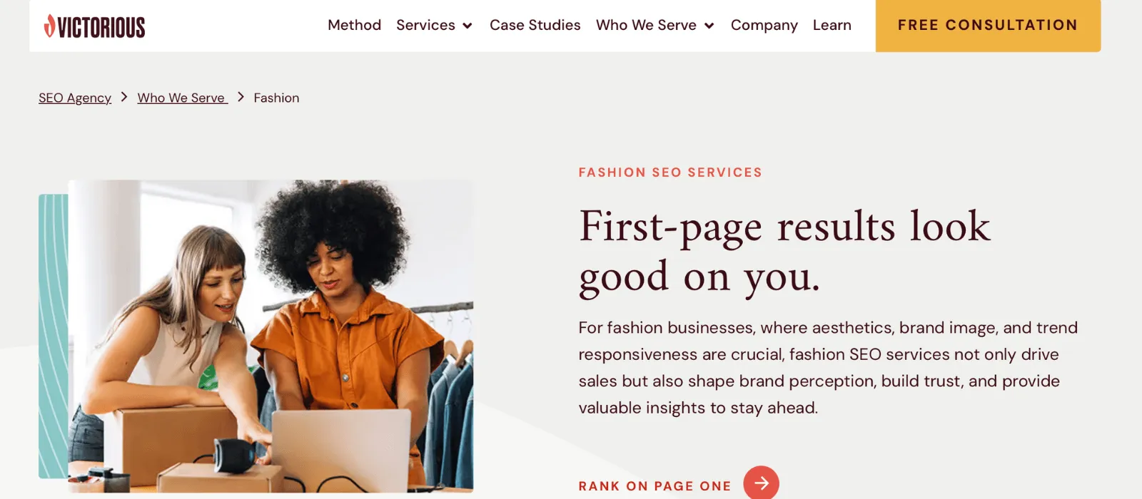 victoious the Best Fashion SEO Companies 