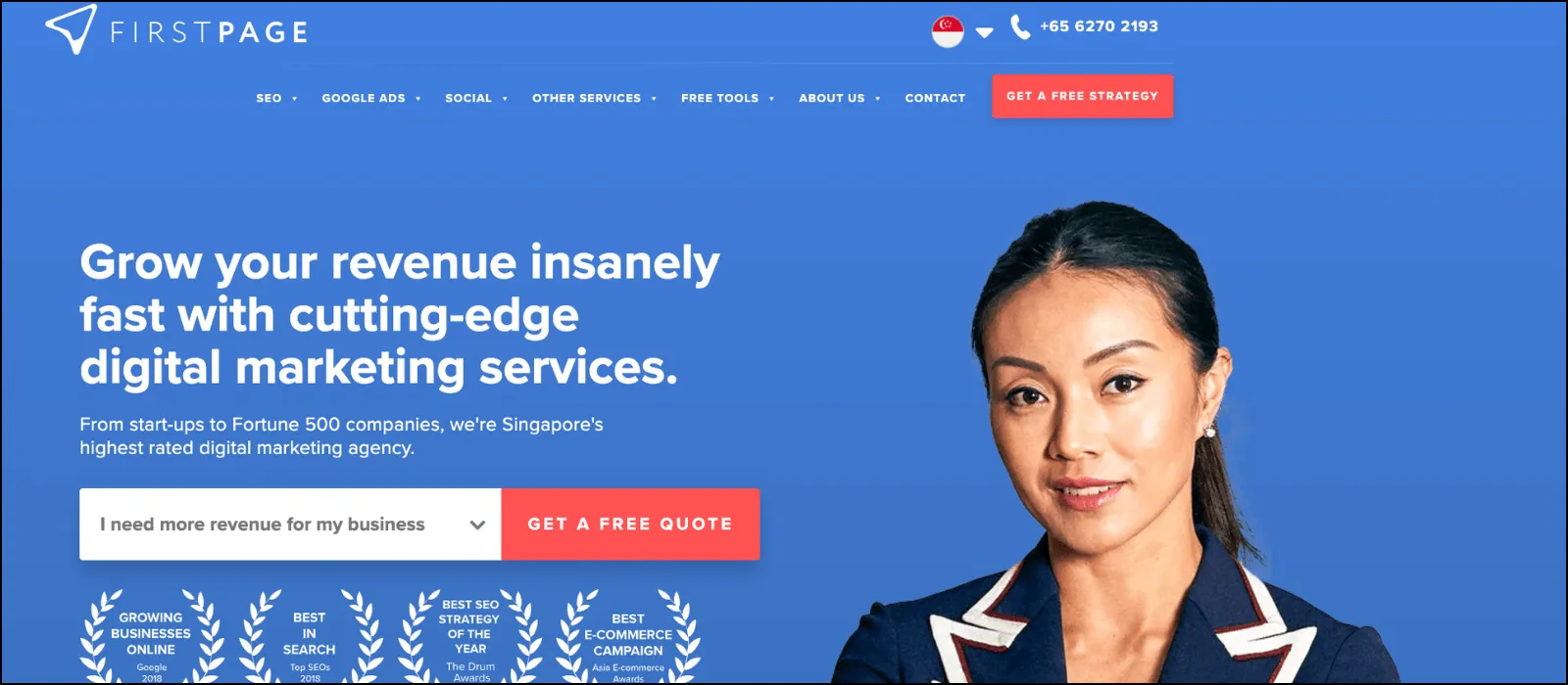 First Page Digital large SEO company