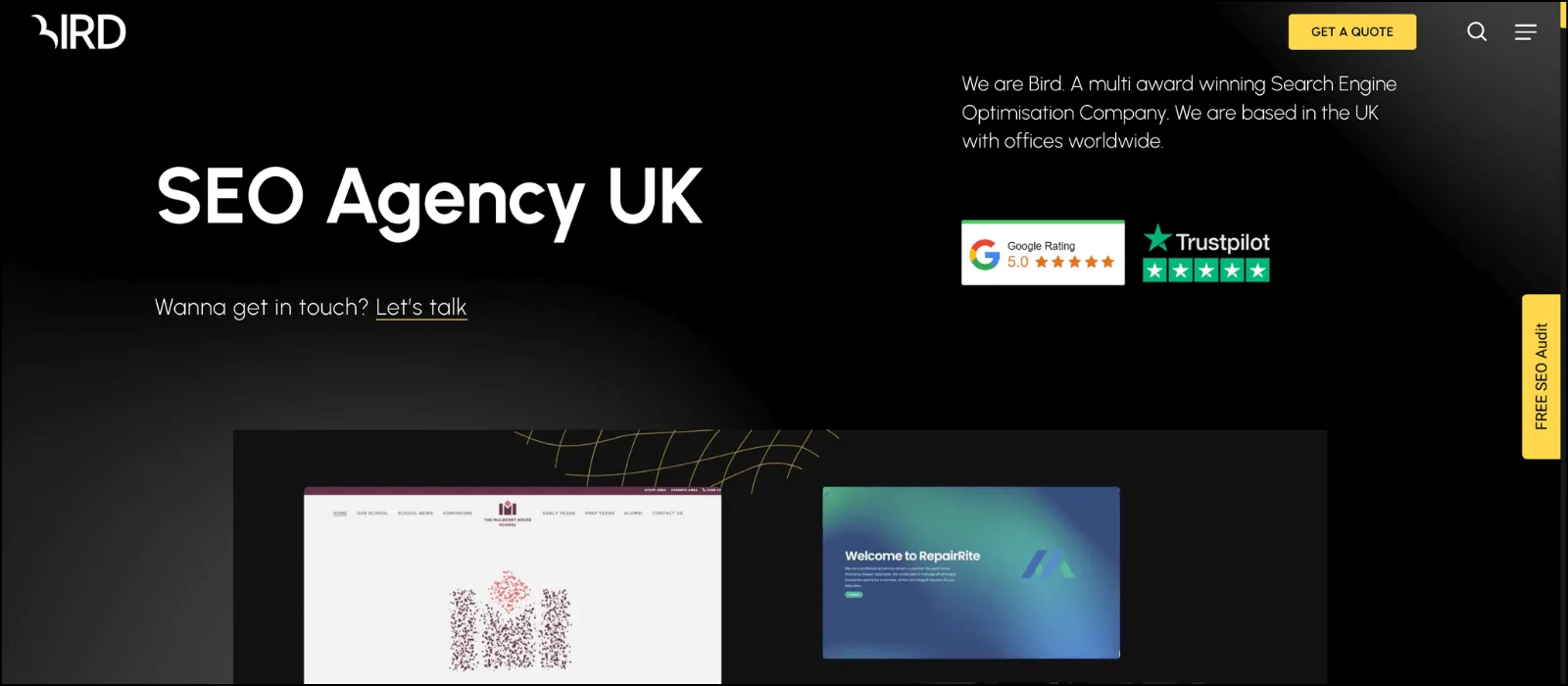 bird marketing seo companies uk