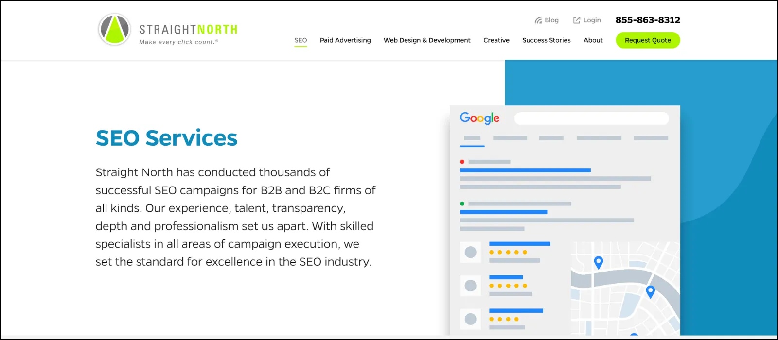 Straight North blogger outreach services