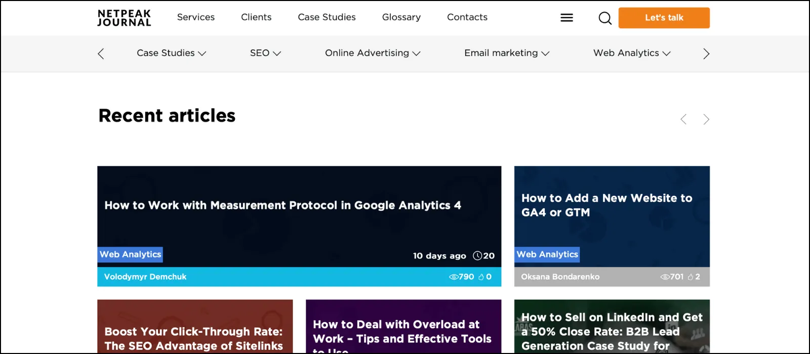 netpeak transportation seo company