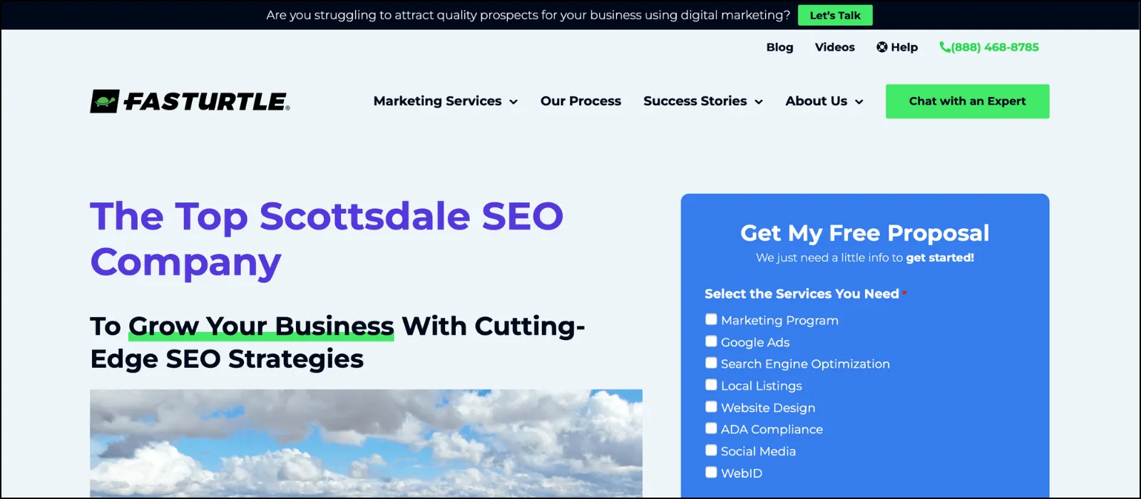 fasturtle seo companies in scottsdale
