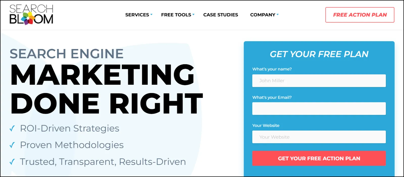search bloom top seo companies in arizona