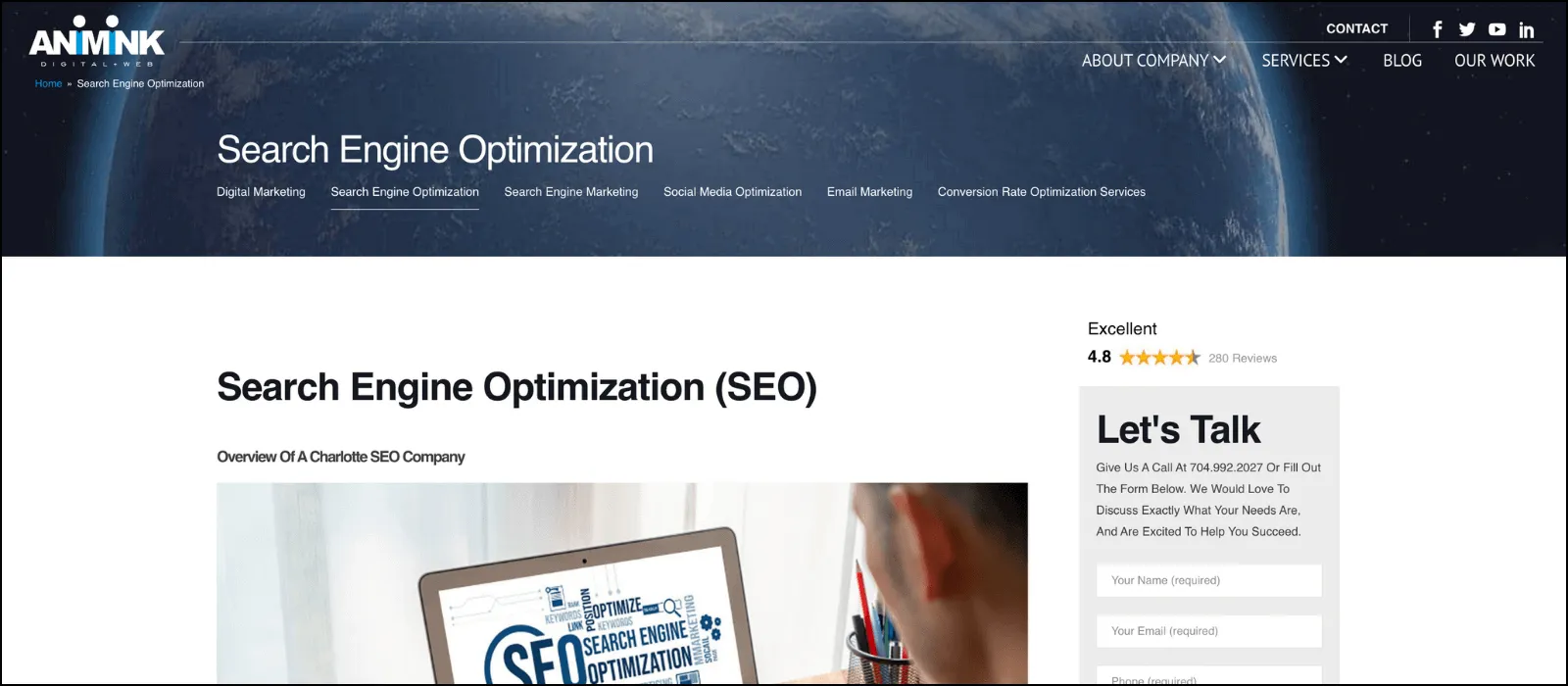 animink seo company in north carolina