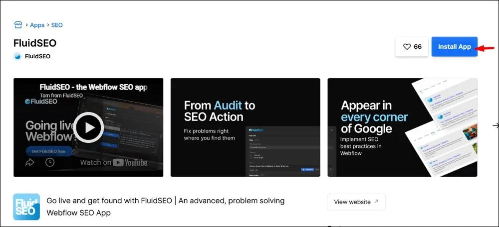 How to Connect the Webflow App to Your Project