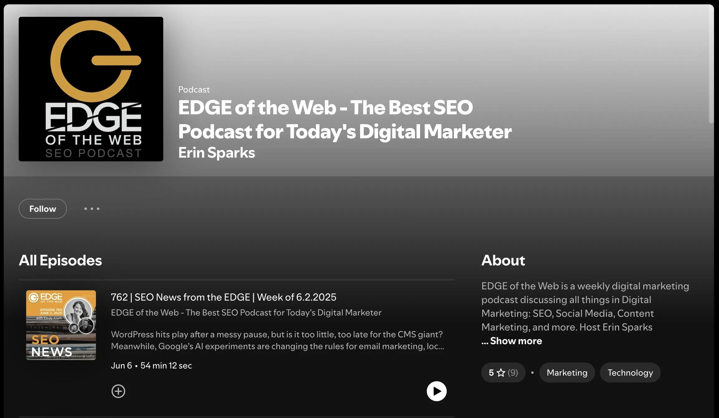 edge of the web Best SEO Podcasts