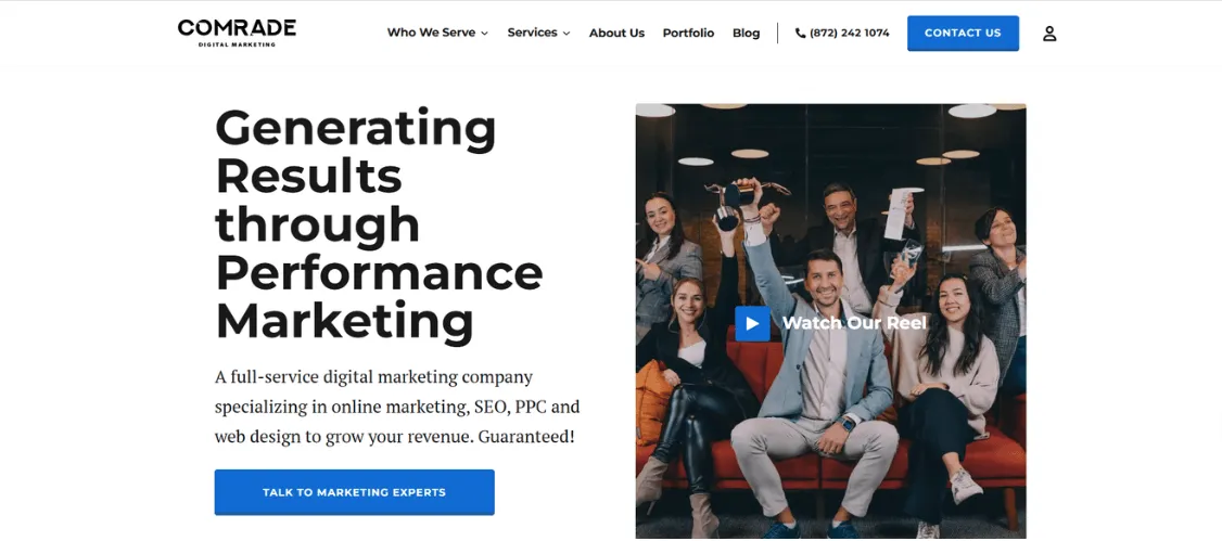 Comrade Digital Marketing Agency seo companies chicago