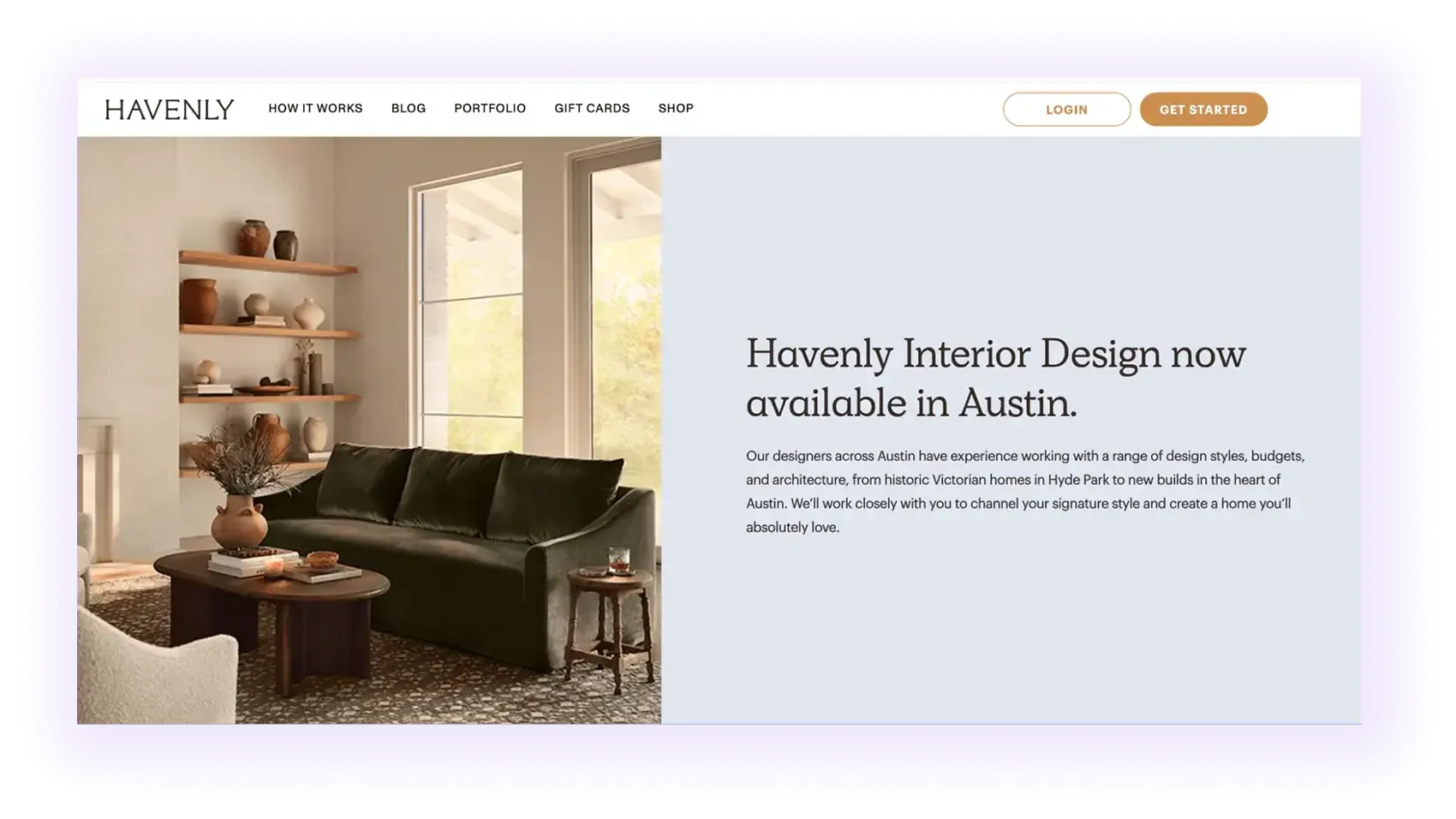 Location pages for Interior Design SEO