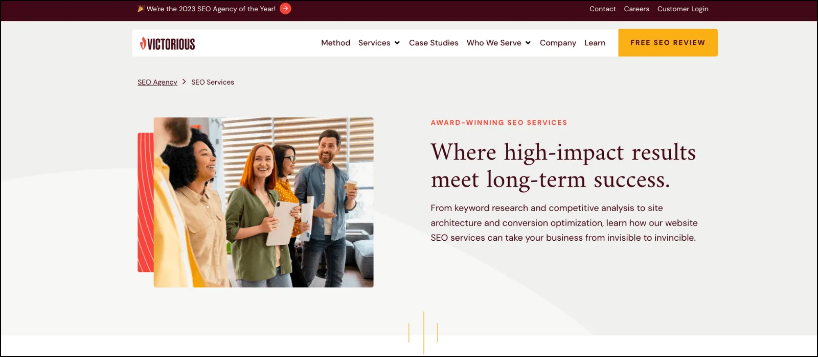 victorious seo consulting company