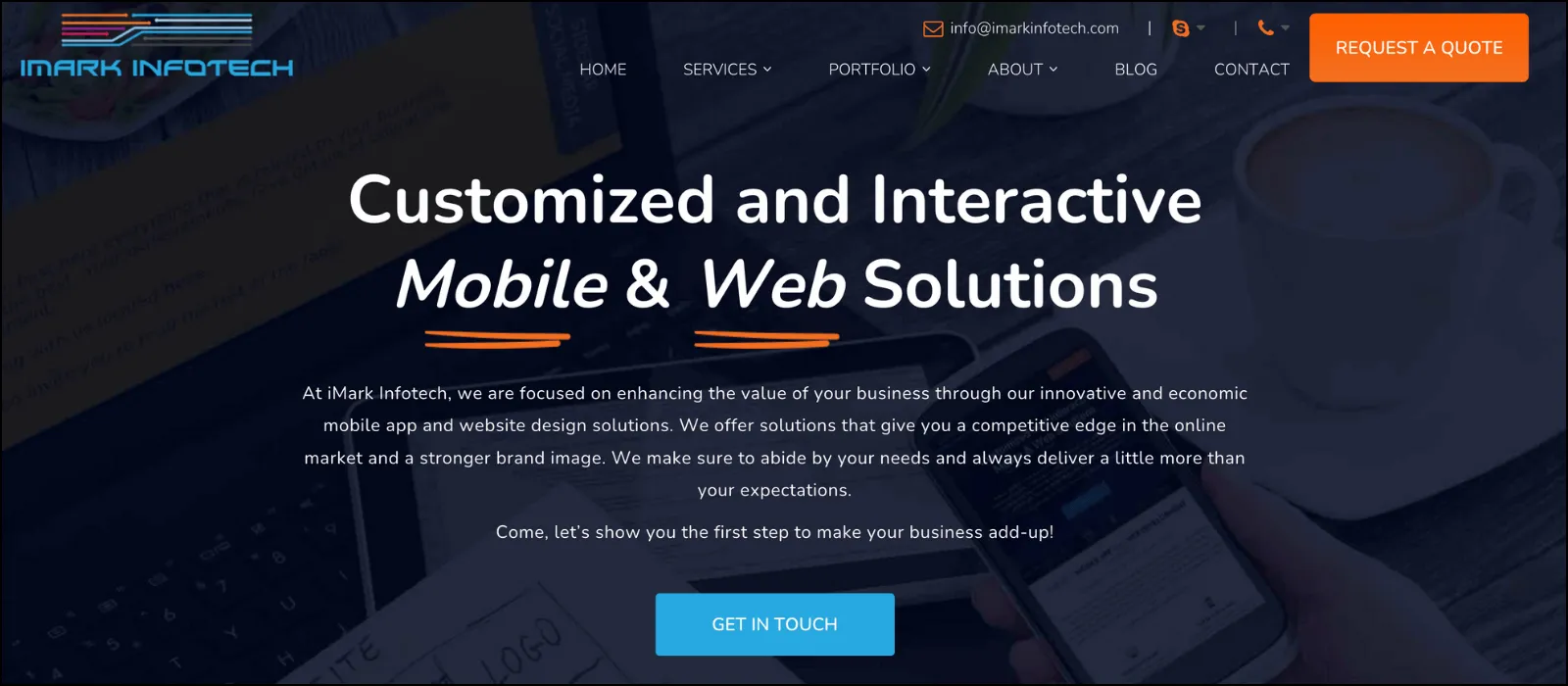iMark Infotech large SEO company