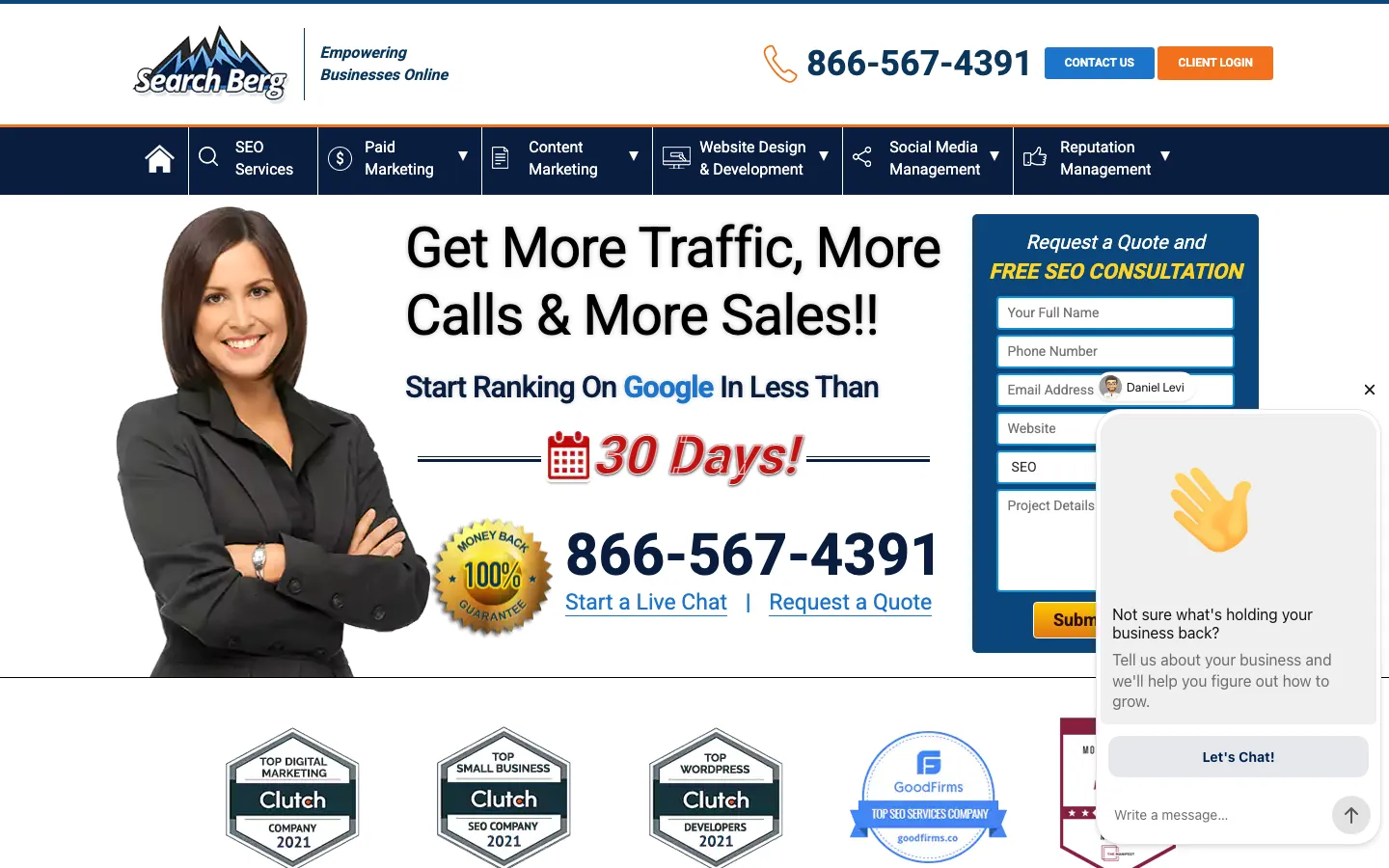 Search Berg homepage