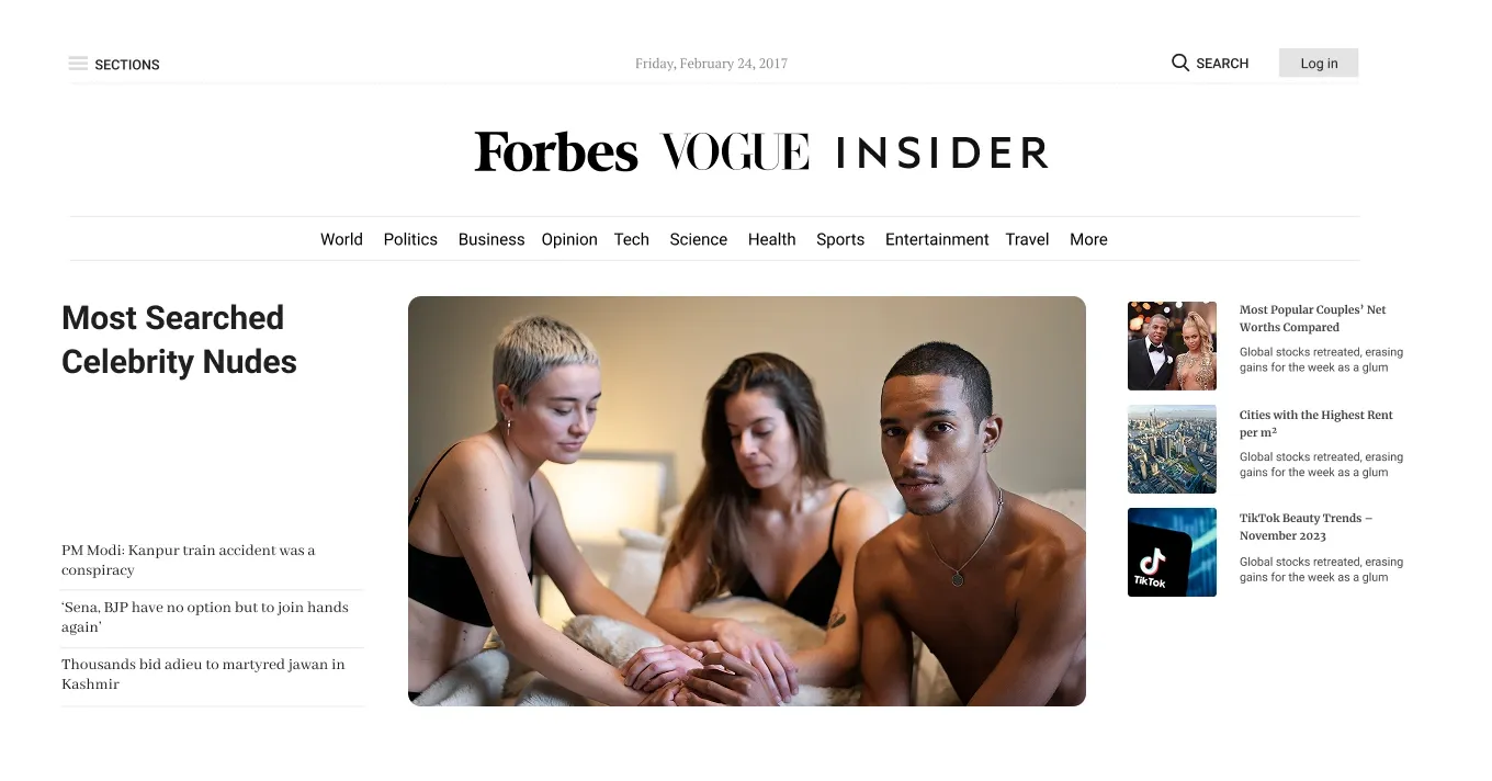 Most Searched Celebrity Nudes