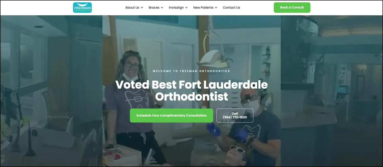 Freeman Orthodontics SEO project
