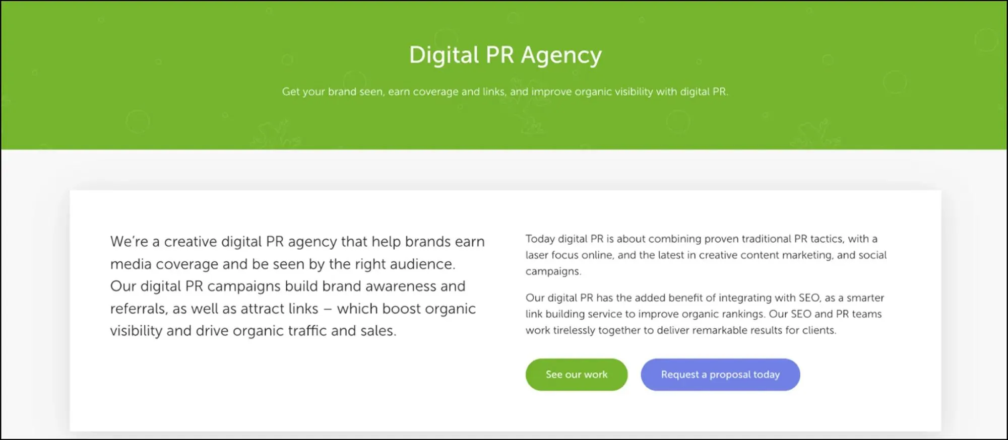 Screaming Frog as one of the top digital pr agencies