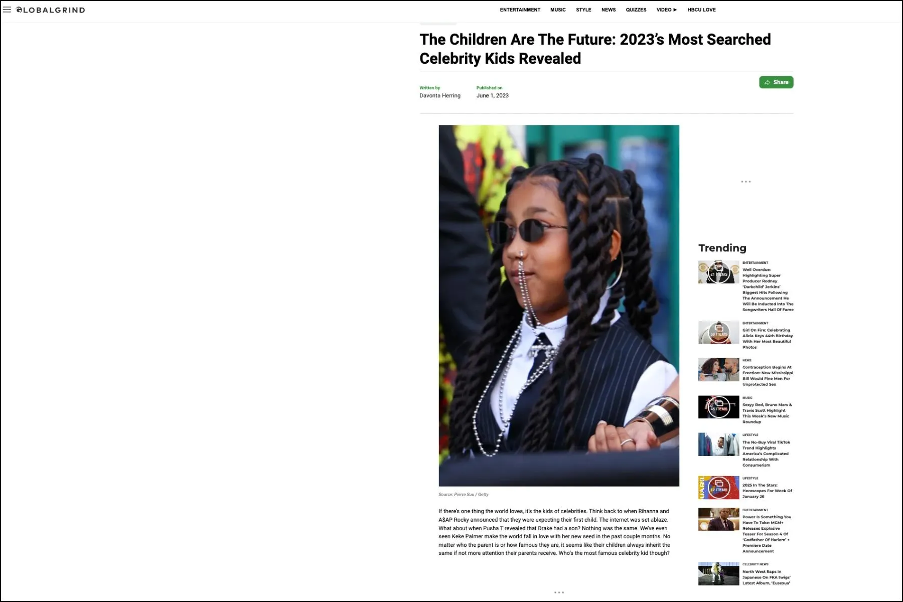 The Most Googled Kids of 2023