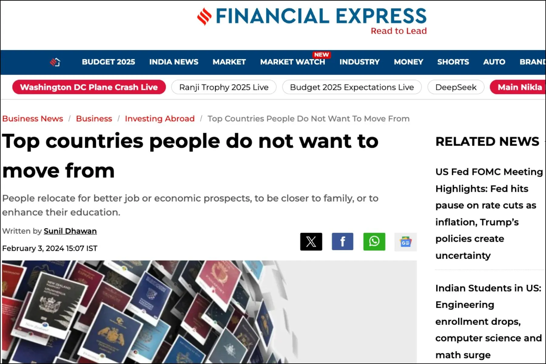 Top 10 Countries People Don’t Want to Move From