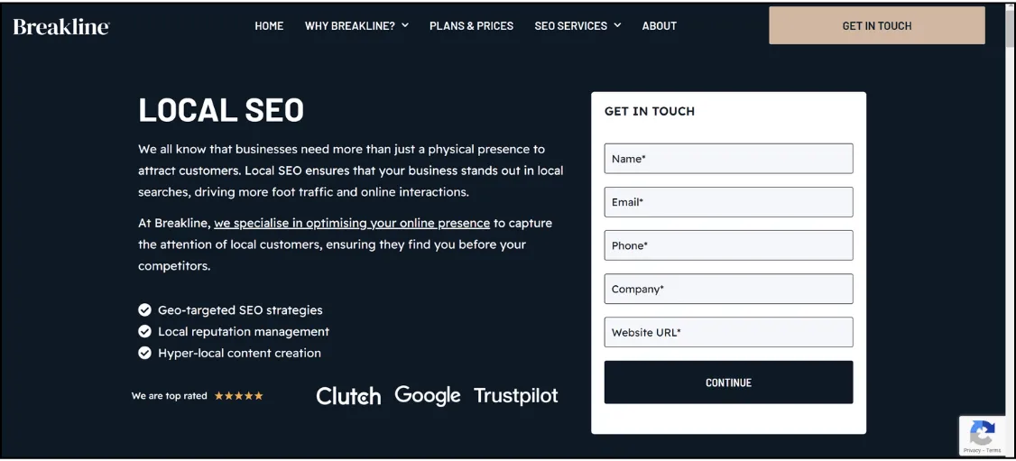 best local seo company - breakline