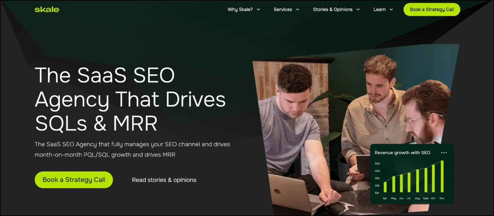 skale b2b saas seo agency