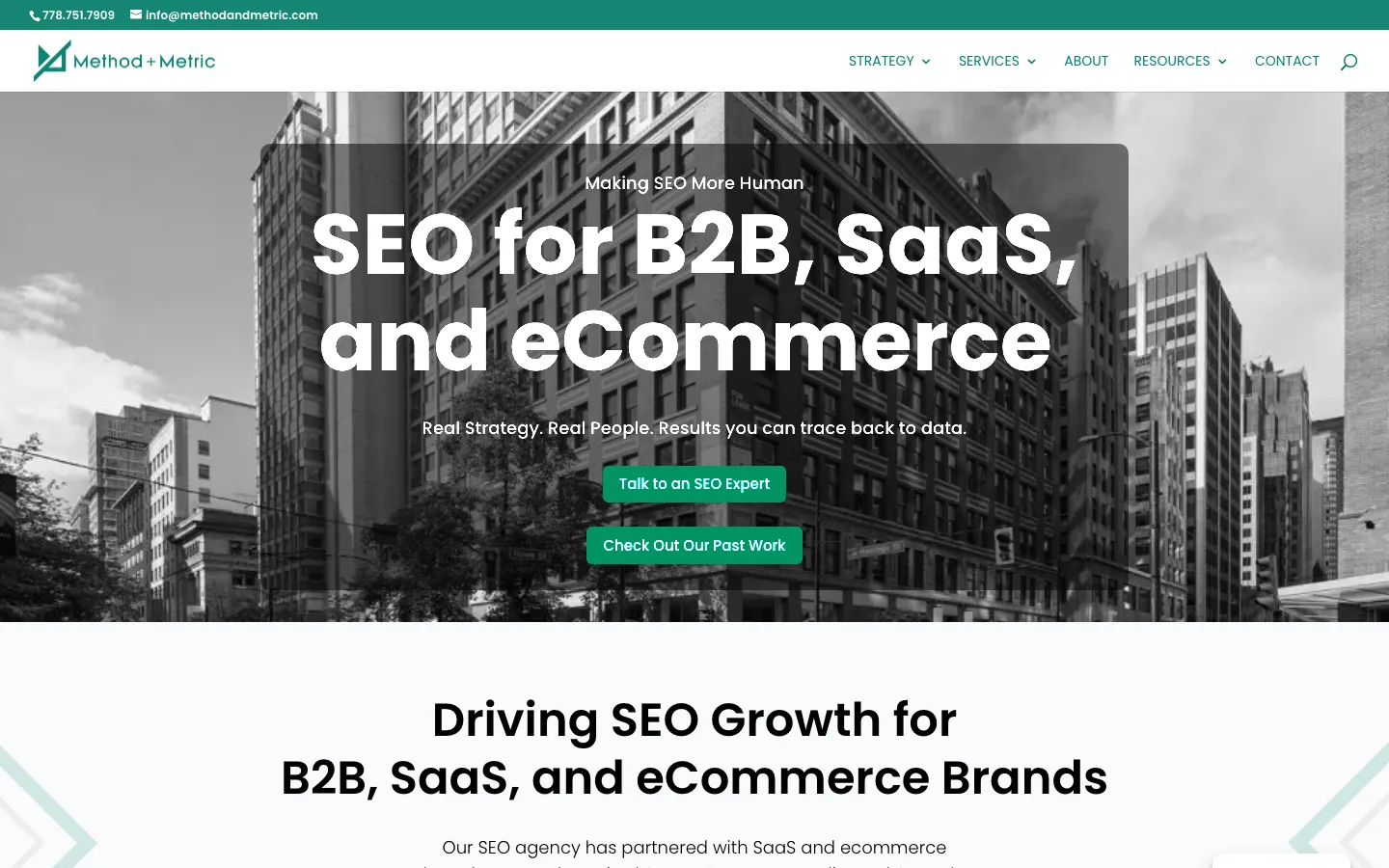 Method and Metric homepage