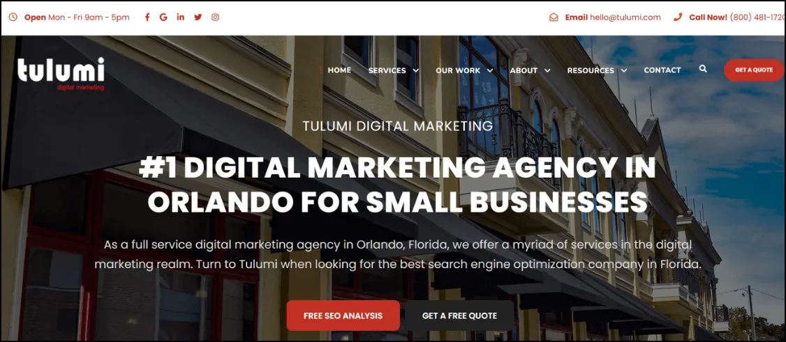 tulumi digital marketing orlando seo companies
