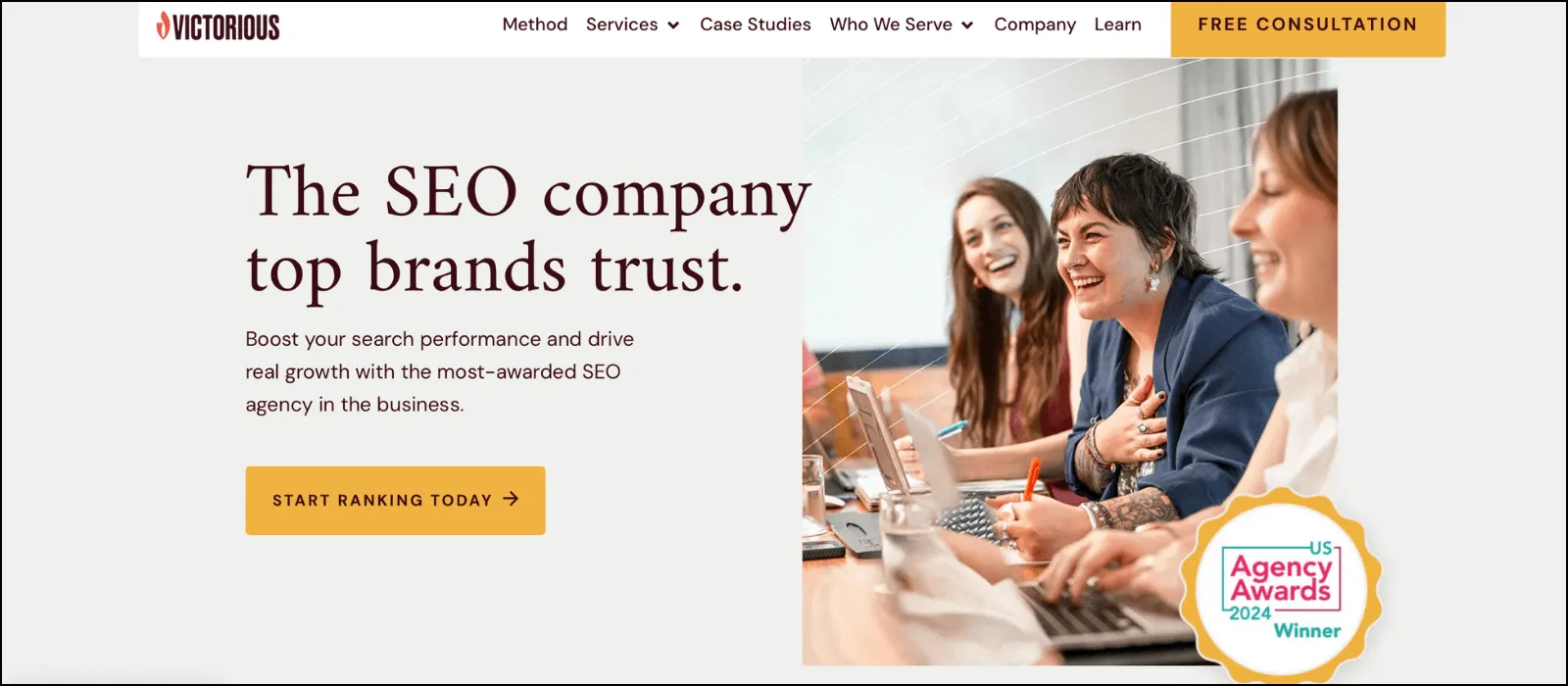 victorious bank seo services