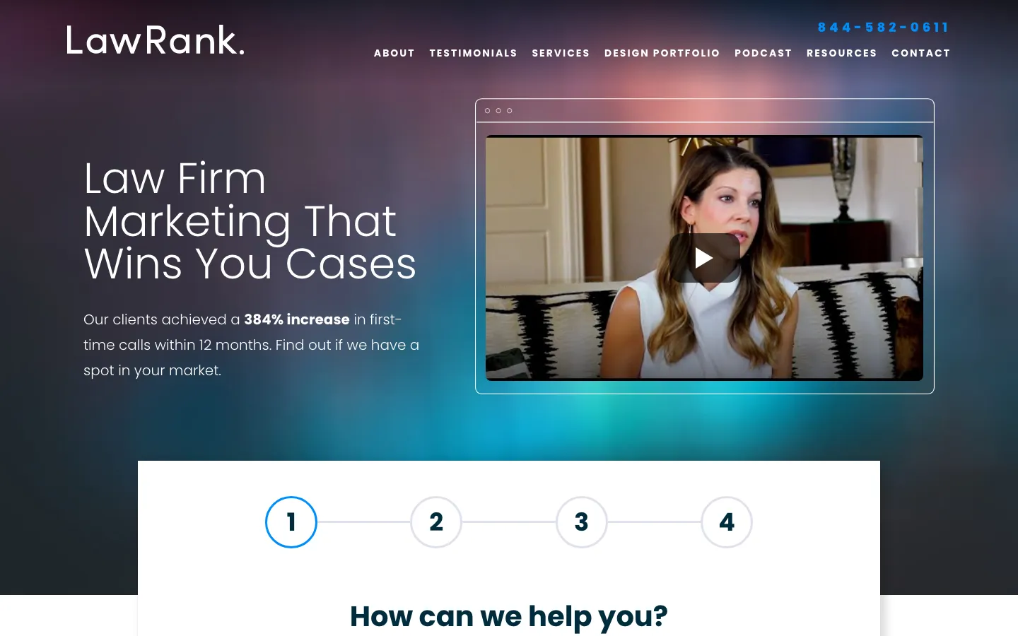LawRank homepage
