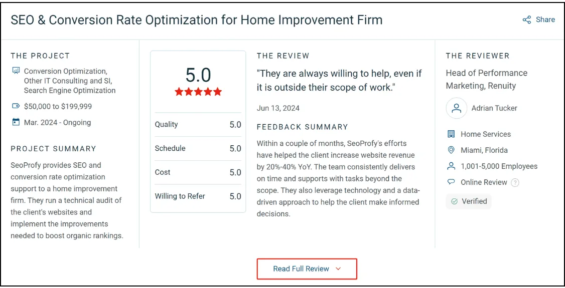 seo profy testimonial