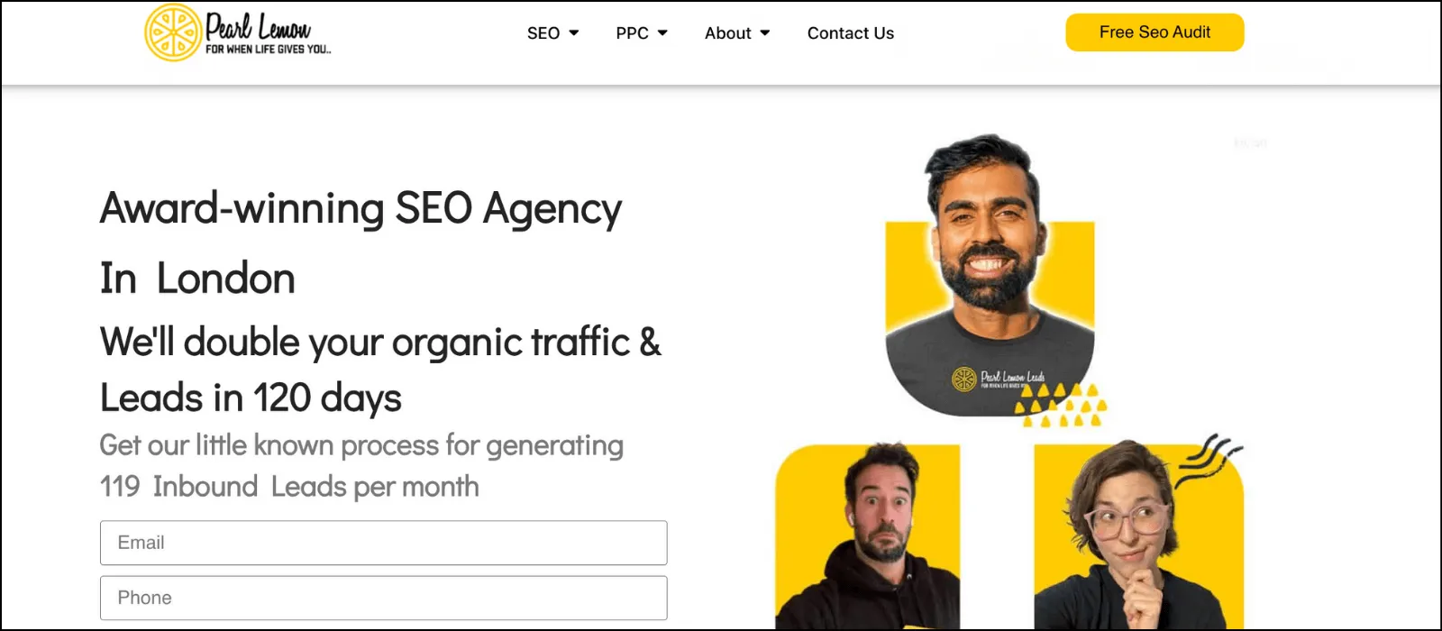 pearl lemon seo companies uk