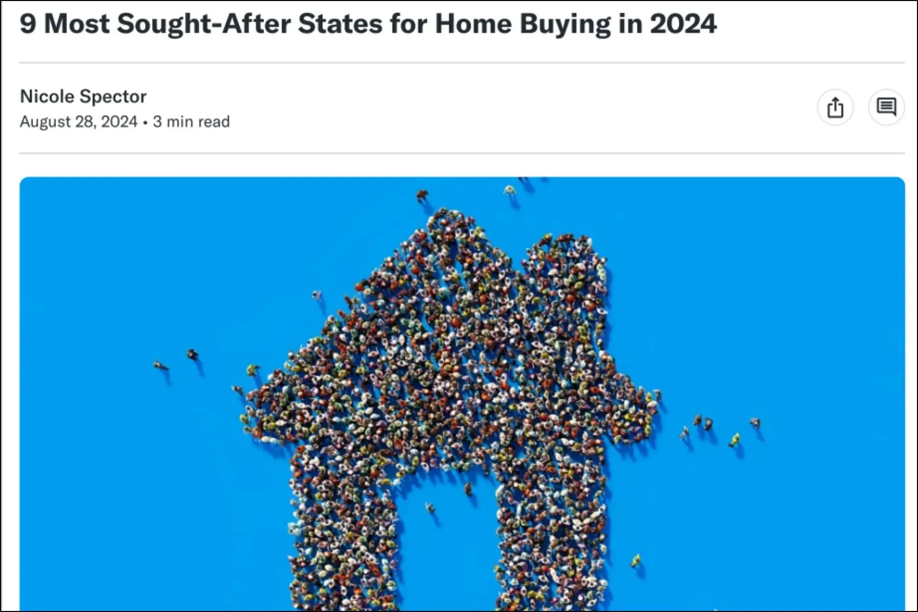 Most Sought-After States for Home Buying in 2024