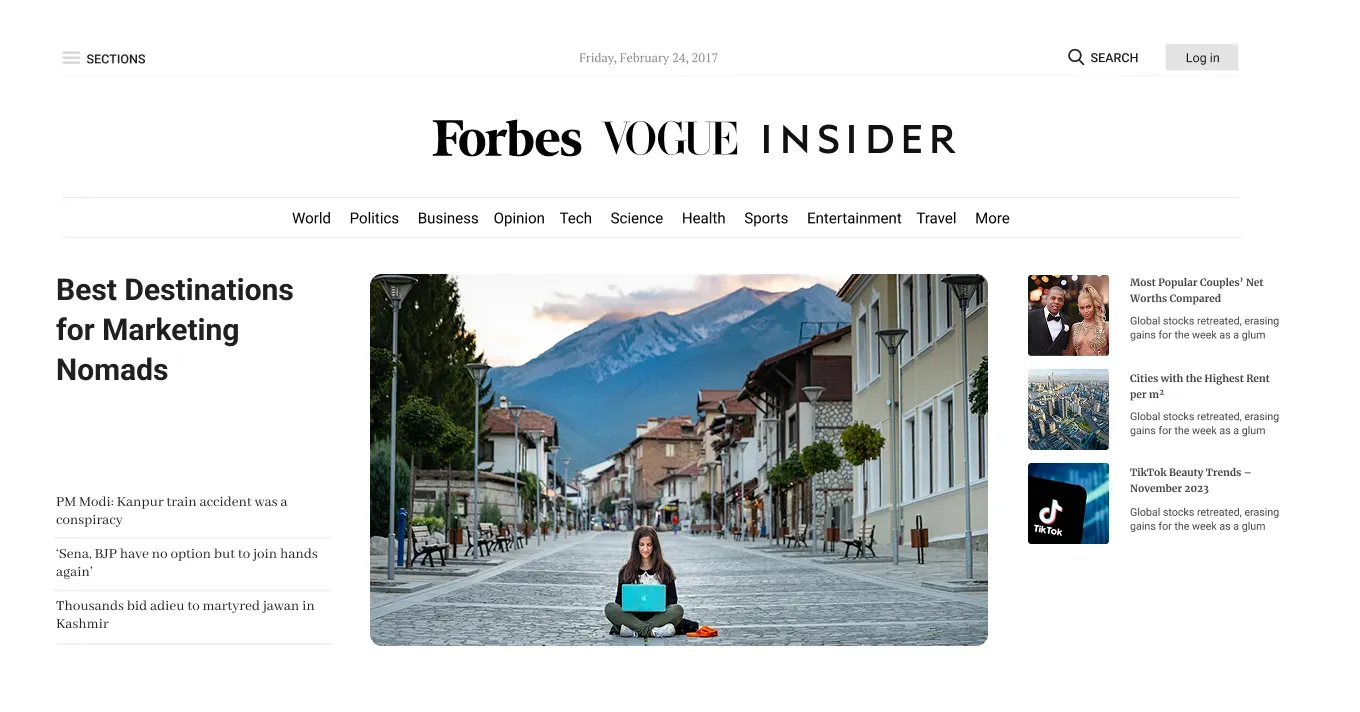 Best Destinations for Marketing Nomads