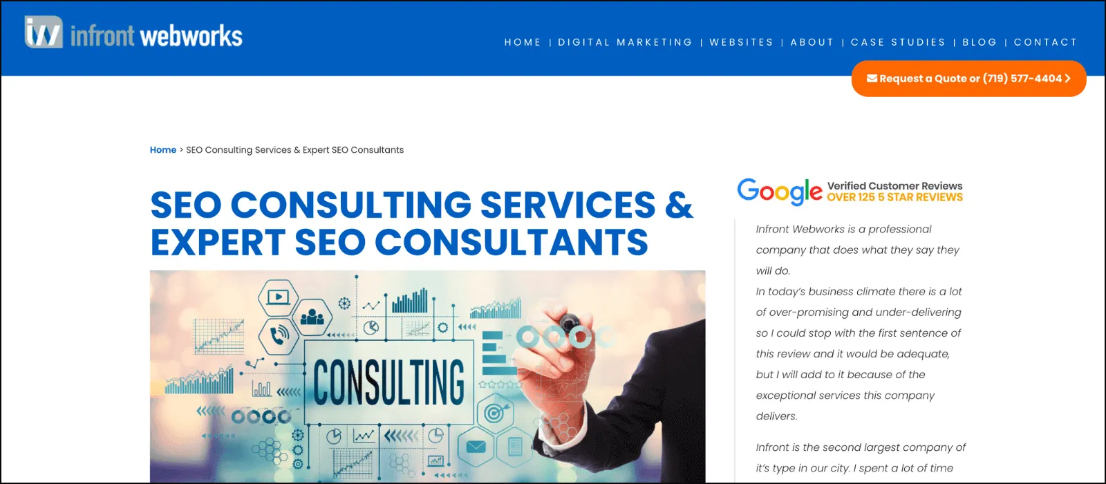 infront webworks seo consulting company
