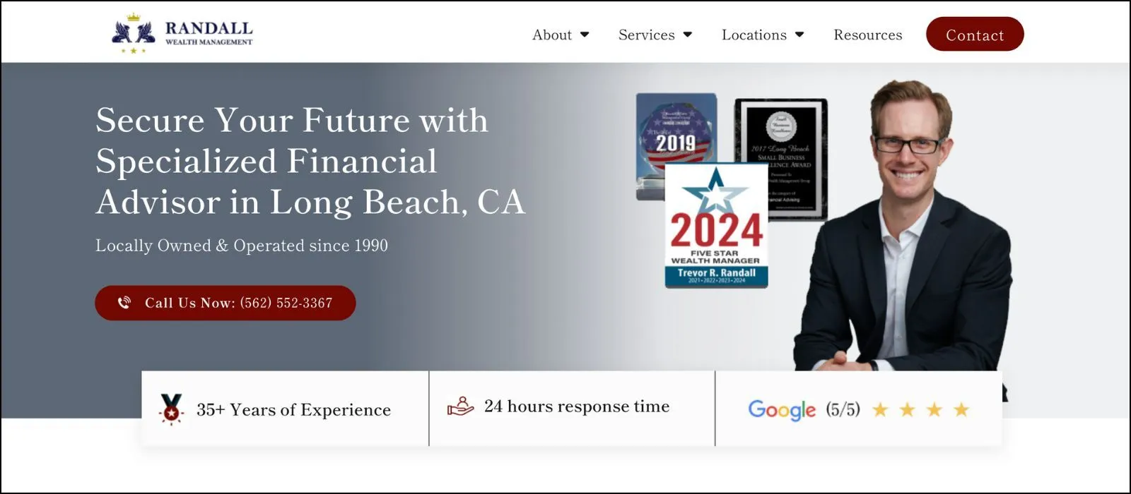 Randall Wealth Group SEO project