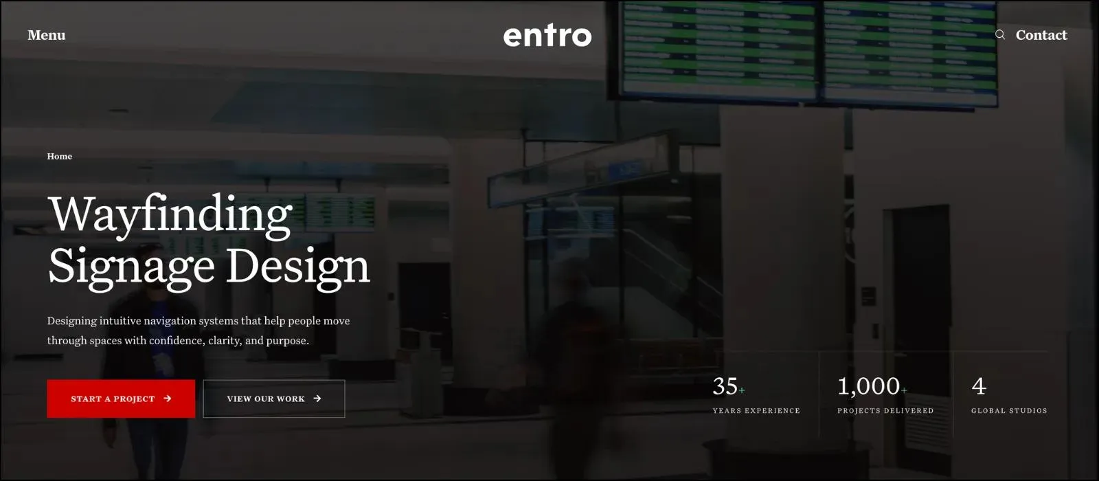 Entro Wayfinding Design Firm Case Study