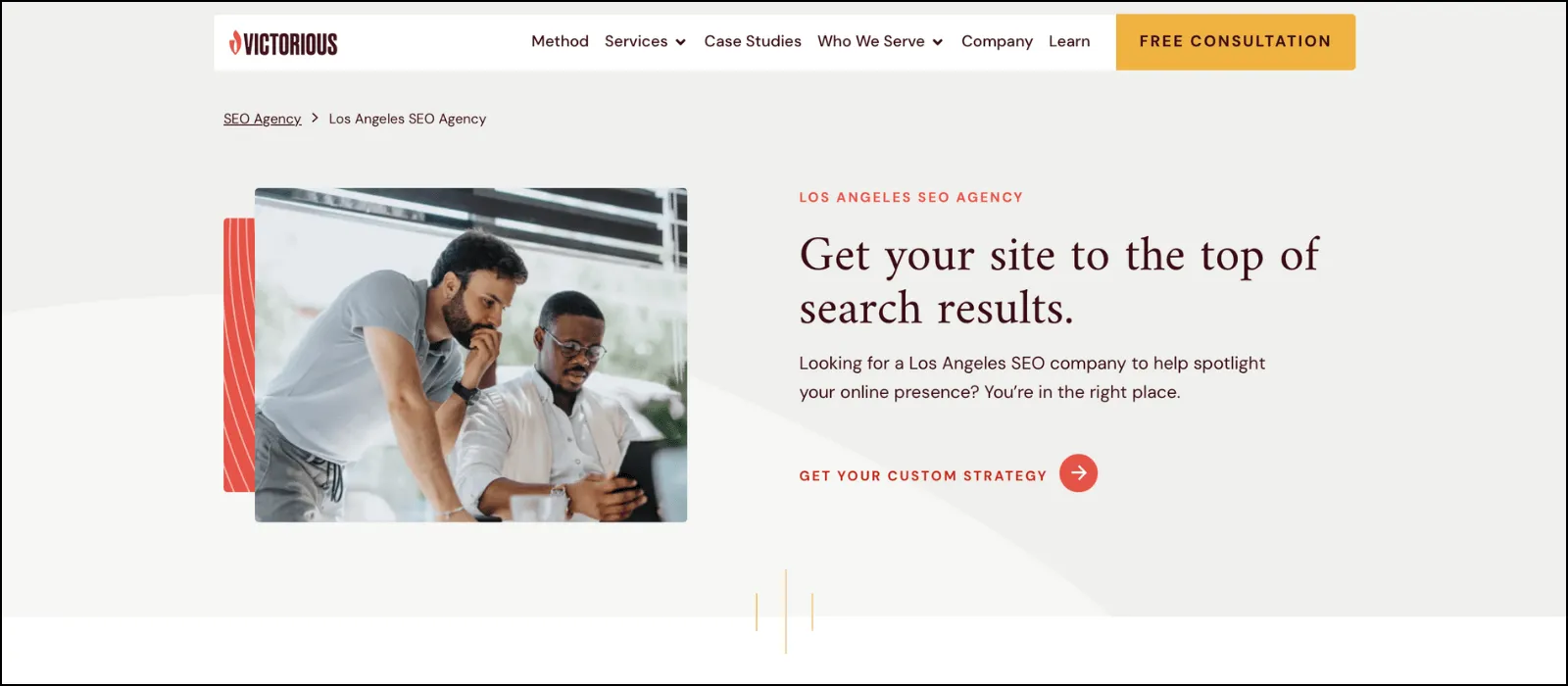 victorious seo companies los angeles