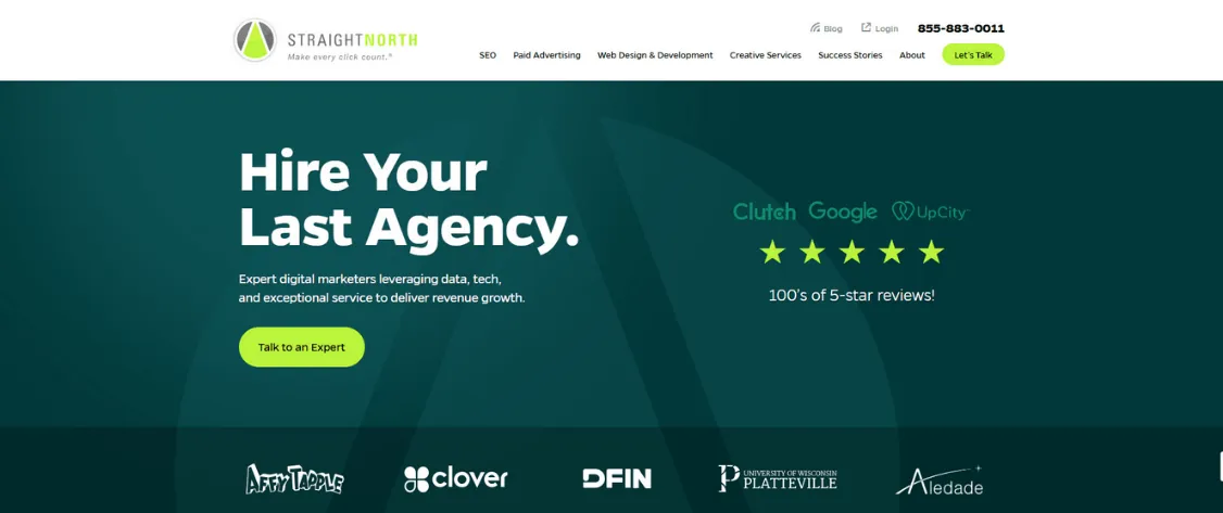 straight north seo companies chicago