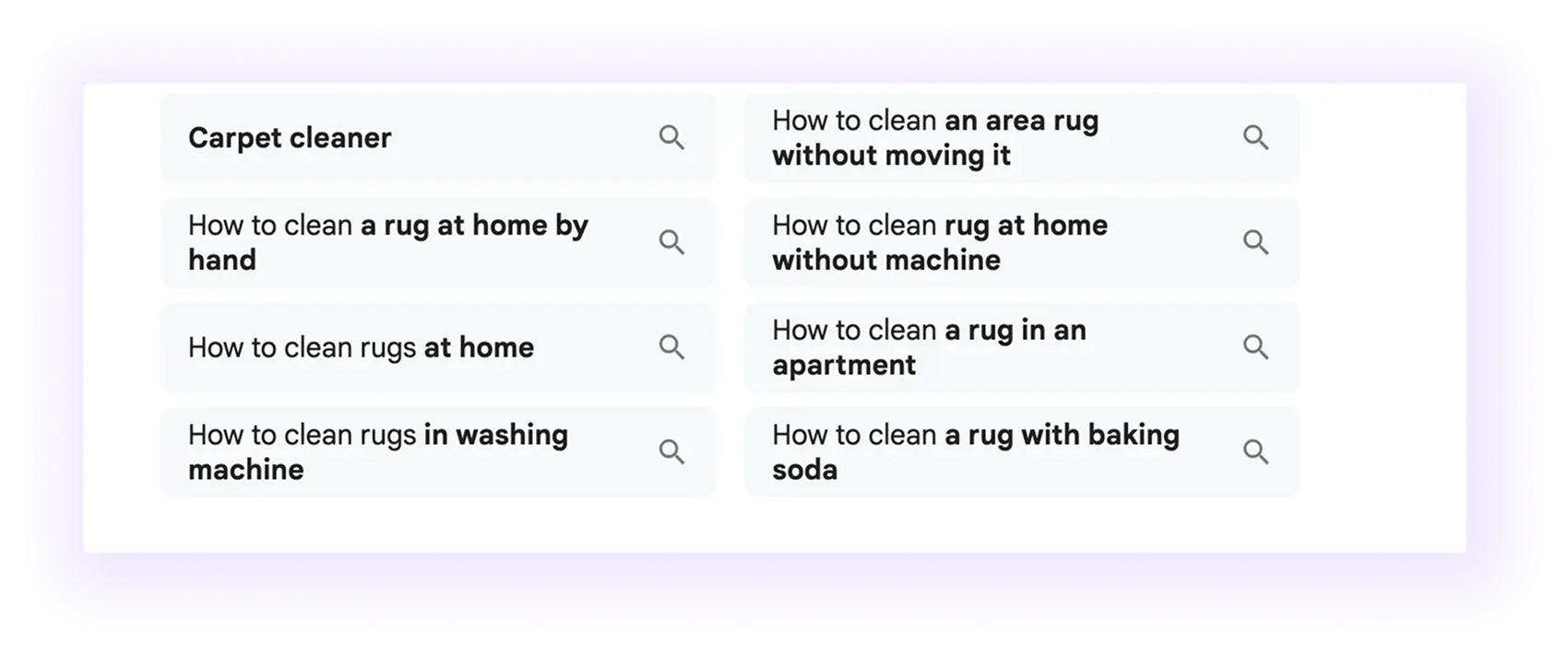 related search results for "how to clean rugs" keyword