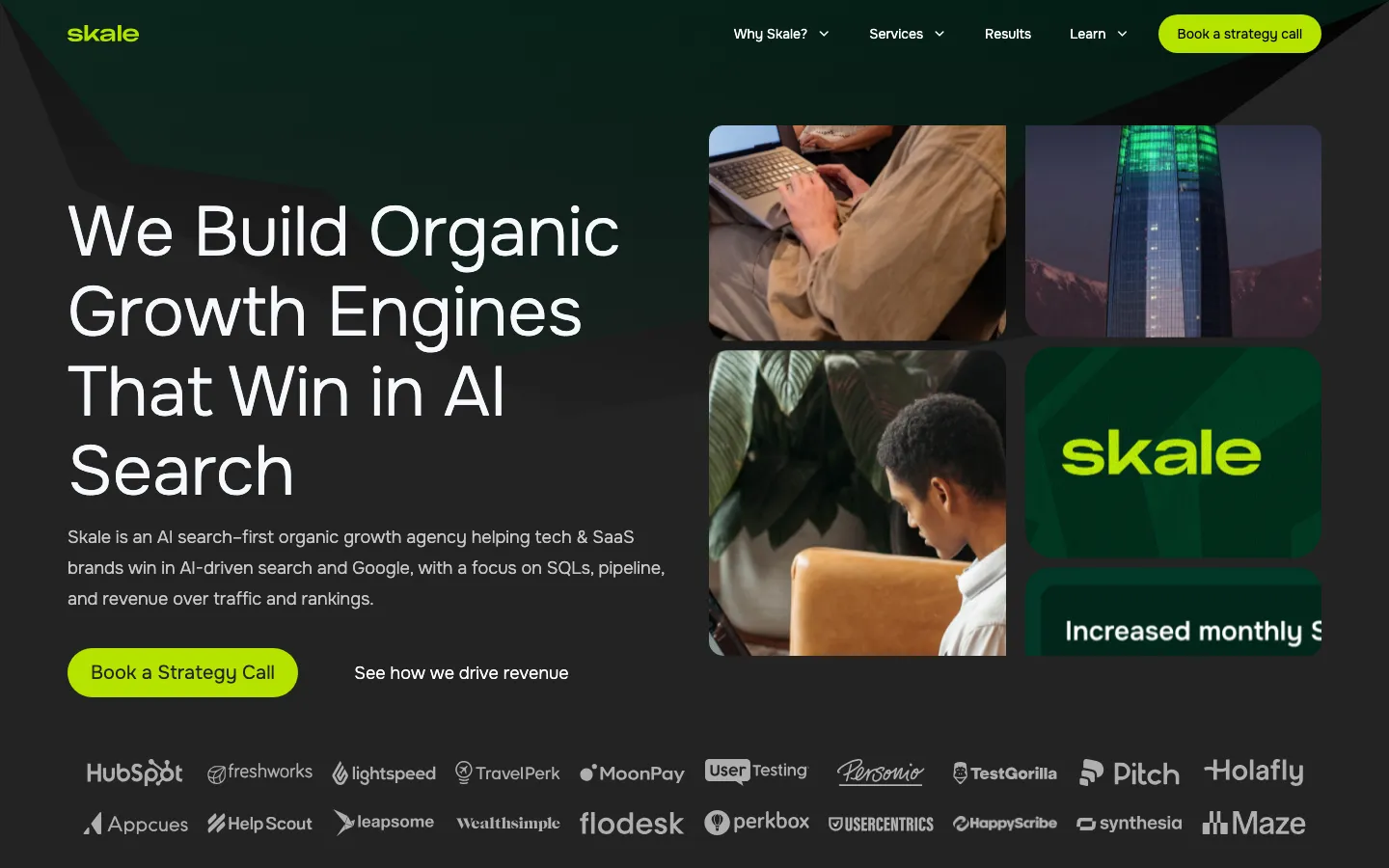 Skale homepage