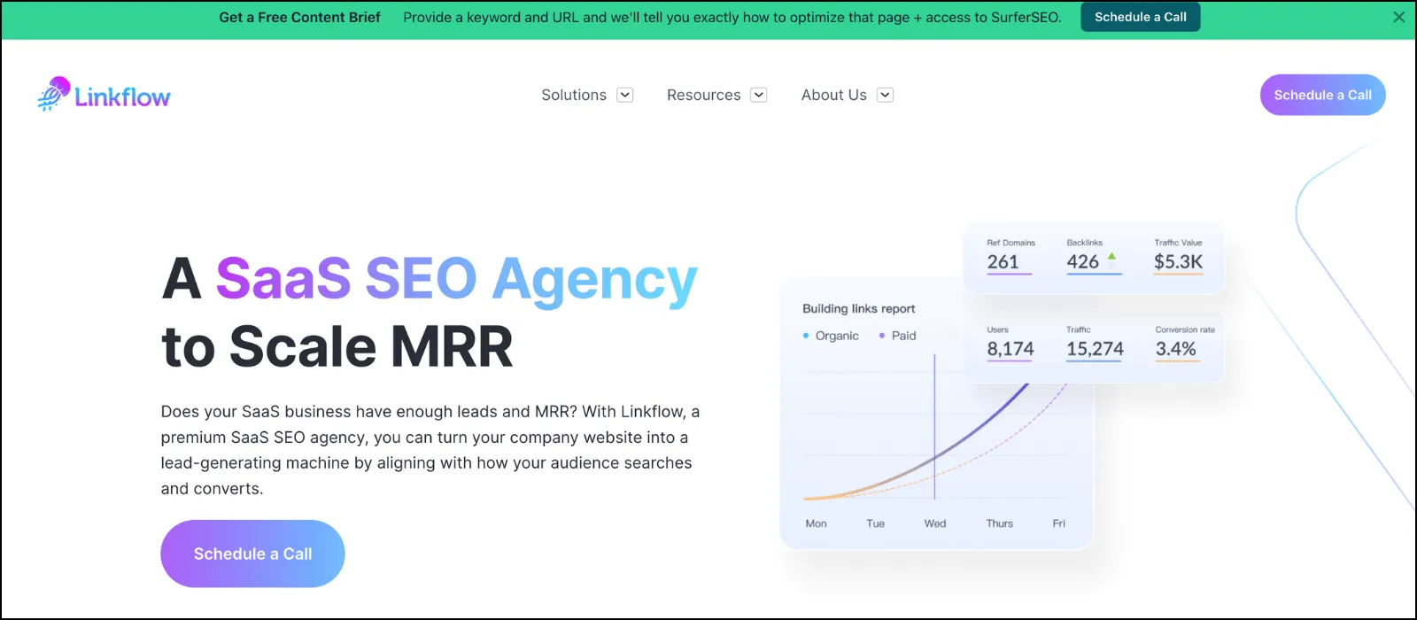 linkflow b2b saas seo agency