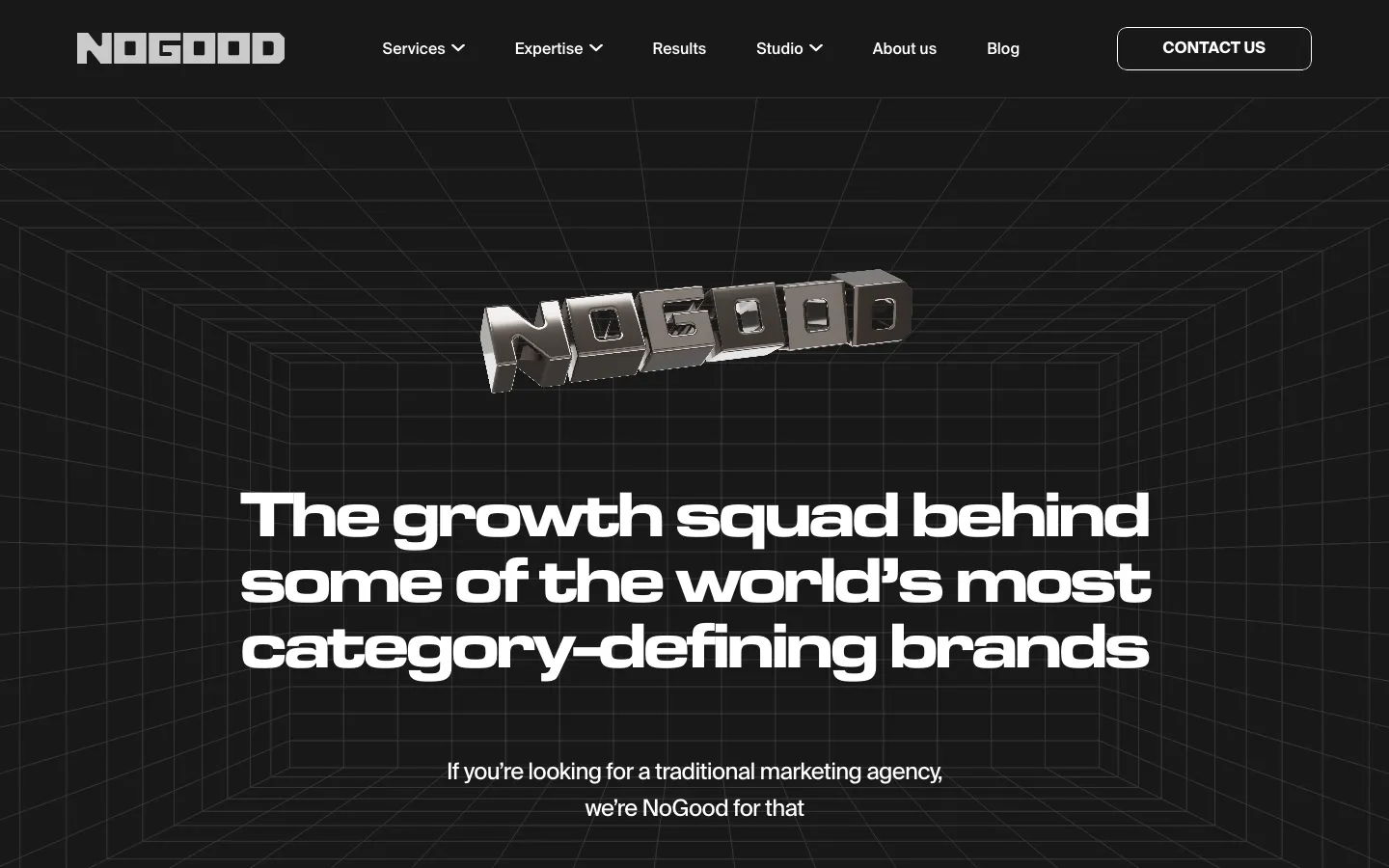 NoGood homepage