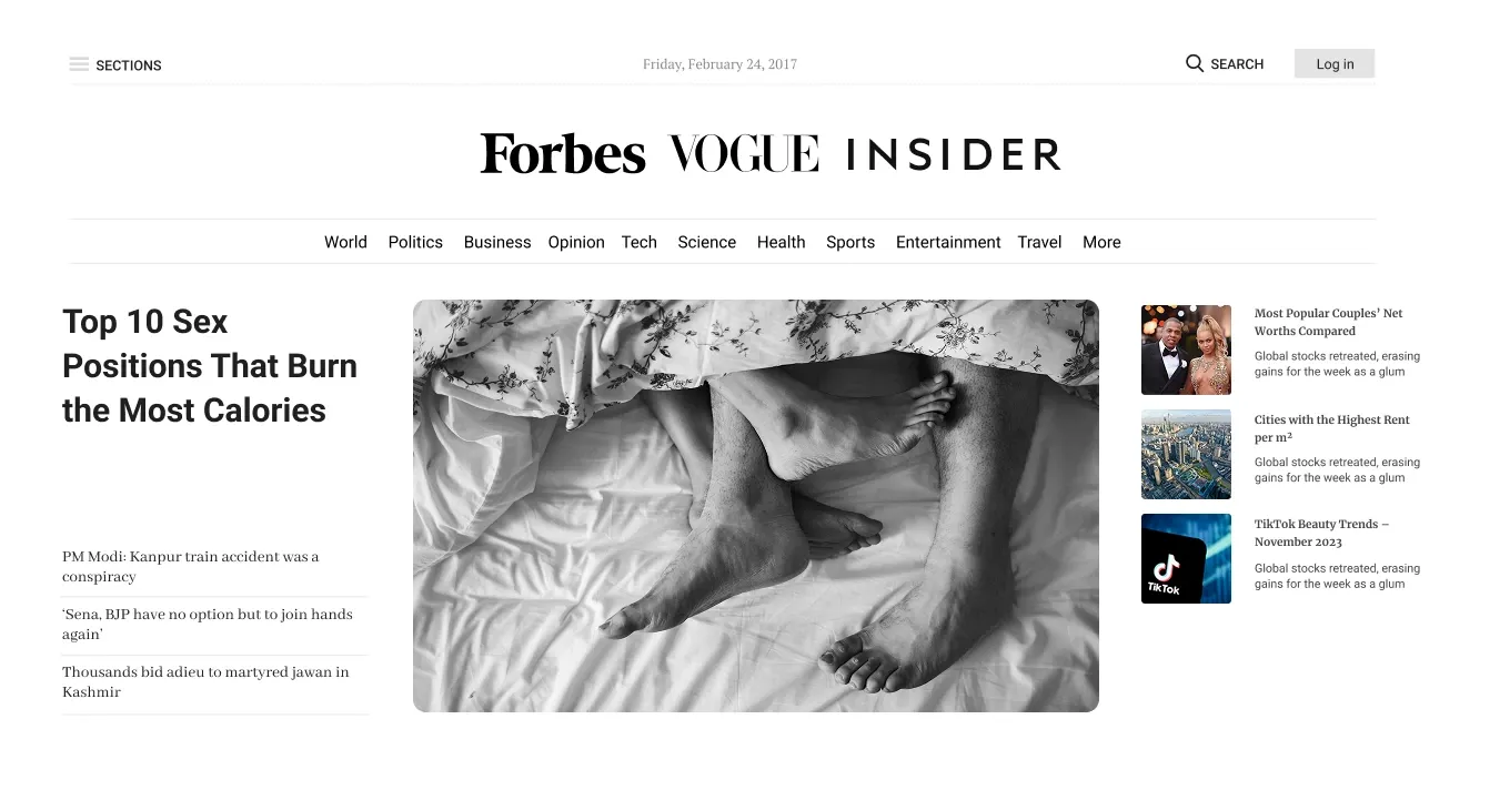 Top 10 Sex Positions That Burn the Most Calories