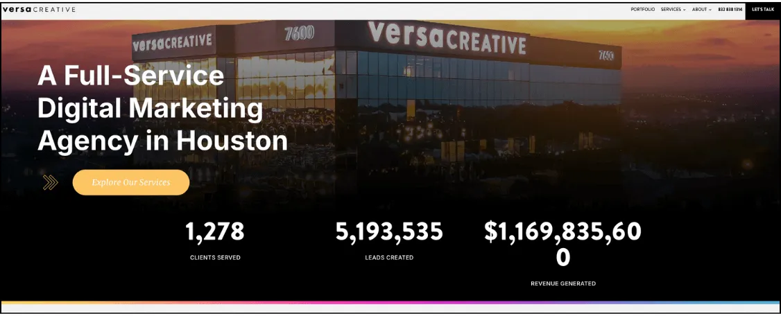 best seo company in houston - versa creative
