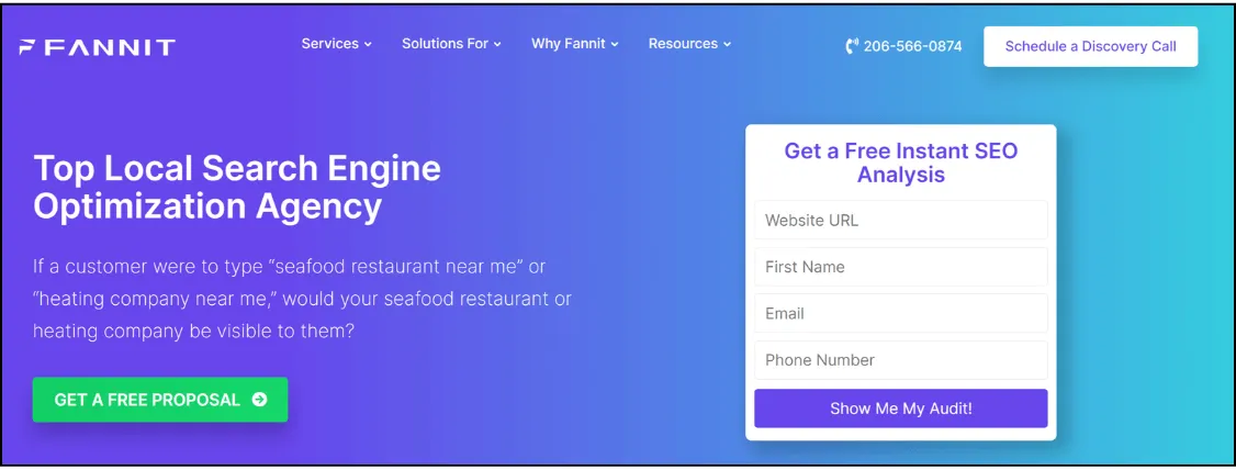 best local seo company - fannit