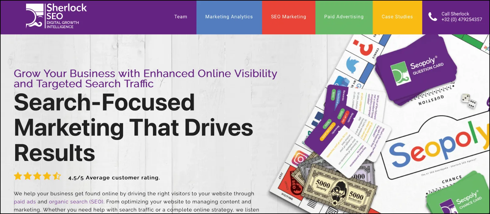 sherlok seo agency roofing seo companies