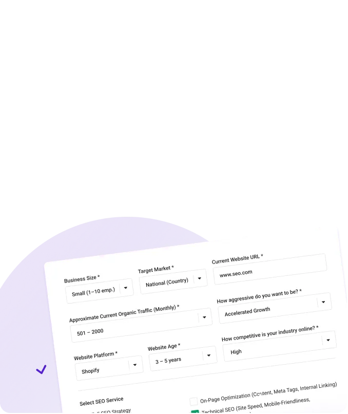 SEO cost calculator image