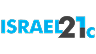 Israel 21c logo with stylized text and numbers.