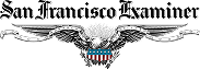 Heraldic eagle with outstretched wings, clutching a banner on each side, featuring a shield with red and white stripes and blue stars in the center.